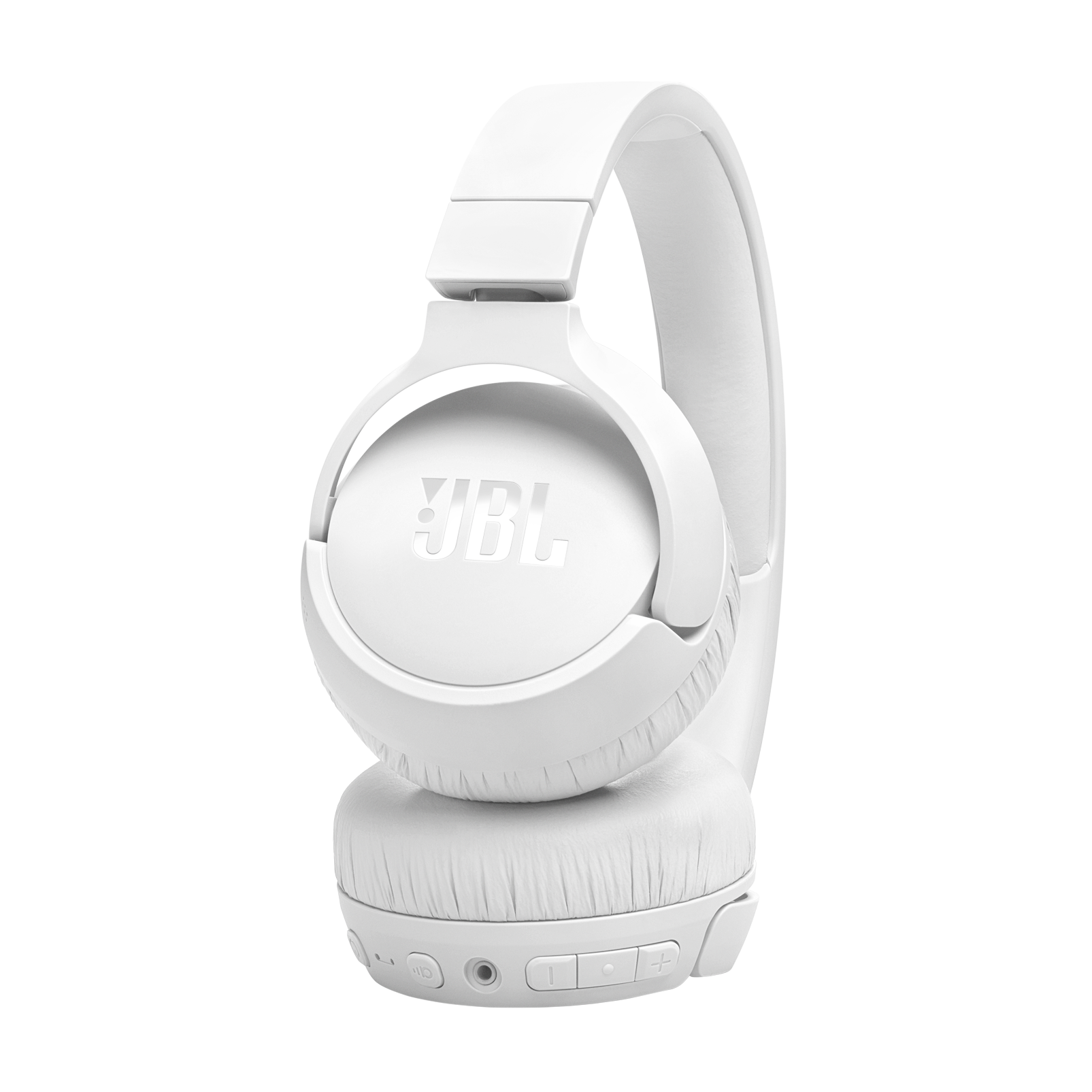 JBL Tune 670NC - White - Adaptive Noise Cancelling Wireless On-Ear Headphones - Detailshot 2
